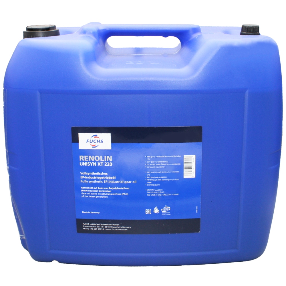 pics/FUCHS/RNOLIN UNISYN XT 220/fuchs-renolin-unisyn-xt-220-synthetic-pao-gear-oil-20-l-canister-01.jpg